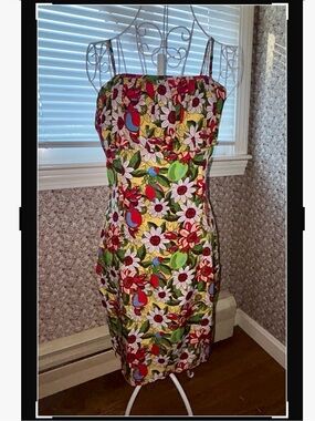 Retro Inspired Floral/ Flower Power Cami Dress